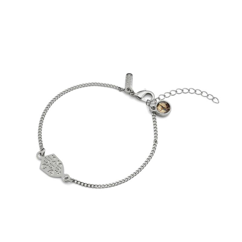 Pulseira Corrente Niquelada São Miguel Arcanjo